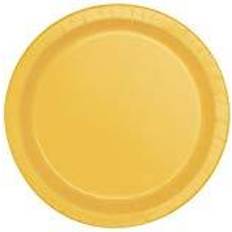 Unique Party Party Plates Yellow 8-pack