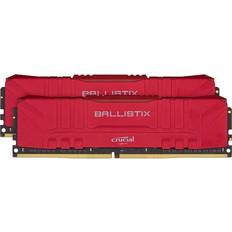 Crucial memoria kit 16 gb (2x8 gb) ddr4 2666 ballistix red cl16
