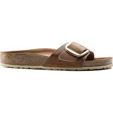 Birkenstock Madrid Big Buckle Oiled Leather - Cognac