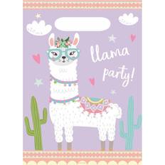 Stars Wrapping Paper & Gift Wrapping Supplies Amscan Gift Bag Llama 8-pack