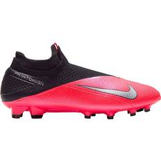 Nike Phantom Shoes NIKE Phantom Vision 2 Elite Dynamic Fit FG M - Laser Crimson/Black/Metallic Silver