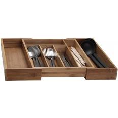 Organizadores de cubiertos Excellent Houseware Adjustable Bamboo Cutlery Tray