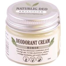 Naturlig Deo Hygienartiklar Naturlig Deo Ekologisk Deo Cream Kokos 15ml