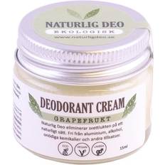 Naturlig Deo Hygienartiklar Naturlig Deo Ekologisk Deo Cream Grapefrukt 15ml