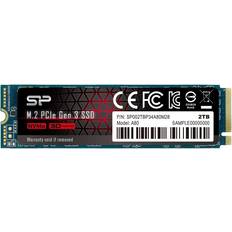 Slc nvme Silicon Power P34a80 M. 2 2000 Gb Pci Express 3.0 Slc Nvme