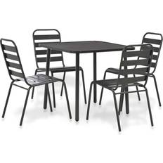 vidaXL 44262 Patio Dining Set, 1 Table incl. 4 Chairs