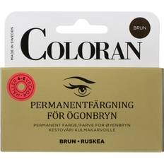 Kulmien ja ripsien värjäykset ale Coloran Permanent Eyebrow Color 1 set Brown