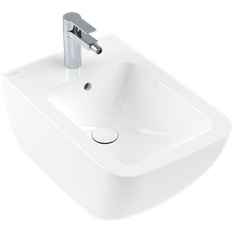 Duravit Villeroy en Boch Bidet Venticello Hangend wandmontage met overloop Alpenwit 441100R1