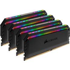 64gb ddr 4 Corsair 64GB (4 x 16GB) Dominator Platinum RGB, DDR4 3600MHz, CL18, 1.35V, musta