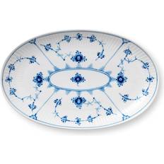 Royal Copenhagen Vaatwasserbestendig Diensten Royal Copenhagen Blue Fluted Oval Accent Dish 14 Credit