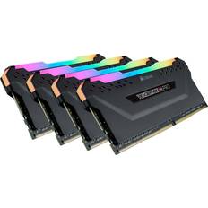 128 Gt - 3600 MHz - DDR4 RAM-muistit Corsair 128GB (4 x 32GB) Vengeance RGB PRO, DDR4 3600MHz, CL18, 1.35V, musta