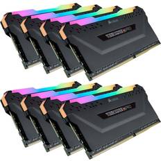 Corsair vengeance rgb pro ddr4 32gb Corsair Vengeance Black RGB LED Pro DDR4 3000MHz 8X32GB (CMW256GX4M8D3000C16)