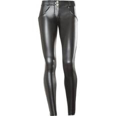 WR.UP Low Waist Eco Leather - Black