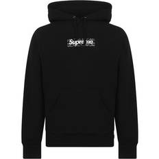 Supreme Tøj Supreme Bandana Box Logo Hoodie - Black