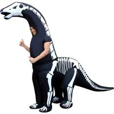 Morphsuit Uppblasbar Diplodocus Skelett Maskeraddrakt