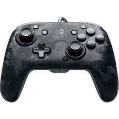 Nintendo switch wired controller black PDP Faceoff Deluxe+ Audio Wired Controller - Black Camo