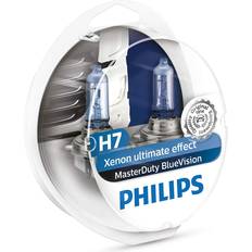 Philips blue vision Philips H7 MasterDuty BlueVision Halogen Lamps 70W PX26d 2-pack