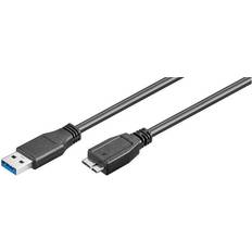 Usb 3.0 kabel usb a han usb micro b han Goobay USB A - USB Micro-B 3.0 1.8m