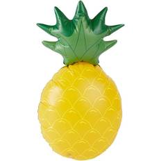 Feest Opblaasbare Decoraties Smiffys Opblaasbaas figuur gele ananas 59 cm Tropische hawaii decoratie versiering