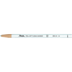 Peel Off China Marker White 12 Pack