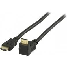 Goobay HDMI - HDMI (angled) 90° 2m