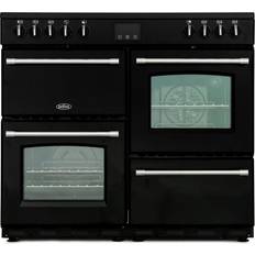 Belling 110cm Ceramic Cookers Belling Farmhouse 100E Black