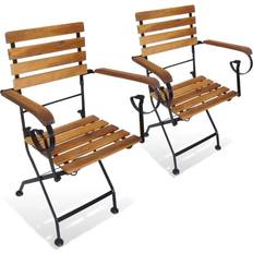vidaXL 43735 2-pack Trädgårdsmatstol
