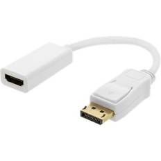 Deltaco DisplayPort - HDMI Adapter M-F 0.2m