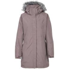 Parkas - Purple Jackets Trespass San Fran Waterproof Parka Jacket - Dusty Heather