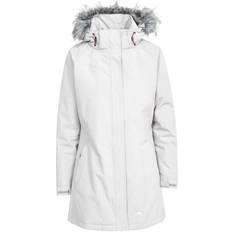 Trespass San Fran Waterproof Parka Jacket - Pebble