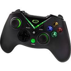Trådløs ps3 controller Esperanza Major Wireless Vibration Gamepad - Sort