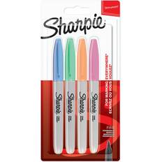 Sharpie Pennen Sharpie Fine Point Permanent Marker Assorted 4 Pack