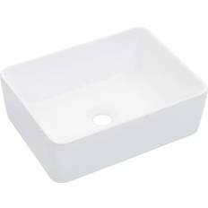 vidaXL Lavabo 40x30x13 cm Cerámica Blanco