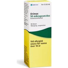 Orimox Orimox 50mg 60 doser Nässpray