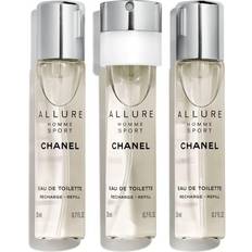 Chanel Herre Eau de Toilette Chanel Allure Homme Sport EdT Refill 3x20ml