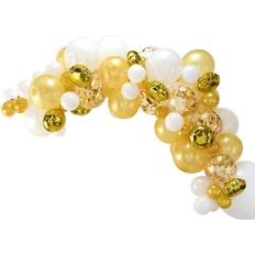 Ginger Ray Balloon Arch Kit Gold/White 70-pack