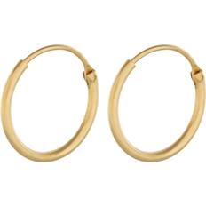 Pernille corydon plain hoops Pernille Corydon Tiny Plain Hoops - Gold