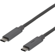 Deltaco 3A USB C-USB C 3.1 (Gen.2) 0.5m
