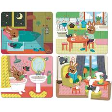 House Wooden Puzzle 4x6 Bitar