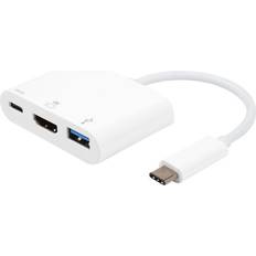 USB-C - HDMI/USB-C/USB M-F