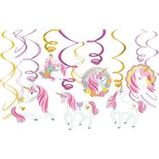 Swirls Amscan Swirl Magical Unicorn 12-pack