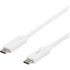 Deltaco 3A 60W USB C-USB C 3.1 (Gen.2) 1m