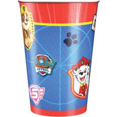 Blauw Borden, Kopjes & Bestek Amscan Paw Patrol thema feest drinkbekers 8x stuks 250 ml karton Kinderverjaardag/kinderfeestje