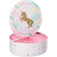 Anniversaire Décorations de Table Centre de table Licorne Rainbow Pastel