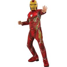 Iron man dräkt barn Maskerad Rubies Kids Deluxe Iron Man Mark 50 Suit Costume