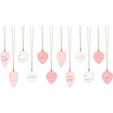 Presentetiketter PartyDeco Gift Tags Baubles 12-pack
