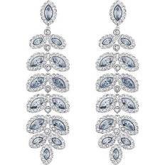 Swarovski Baron Earrings - Silver/Blue