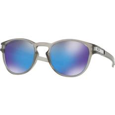 Oakley Latch Grigio Opaco Lenti Prizm Sapphire Polarized OO9265