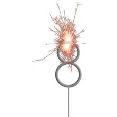 Sparklers Folat Sparkler Number 8 Silver