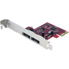 PCIe x1 - eSATA Controller kort StarTech PEXESAT32